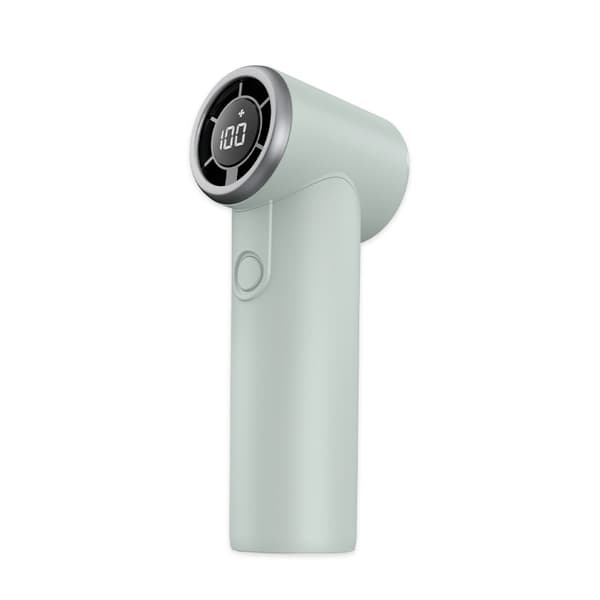 Mini Ventilator: Bærbar Køling med Display White White