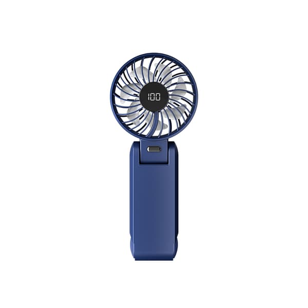 Bærbar halsventilator med snor Blue Blue