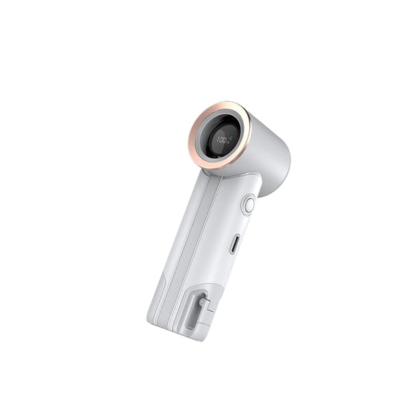 Bærbar højhastighedsventilator med karabinhage White White