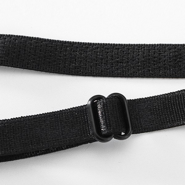 Justerbart förlängningsband för fluga Black Black