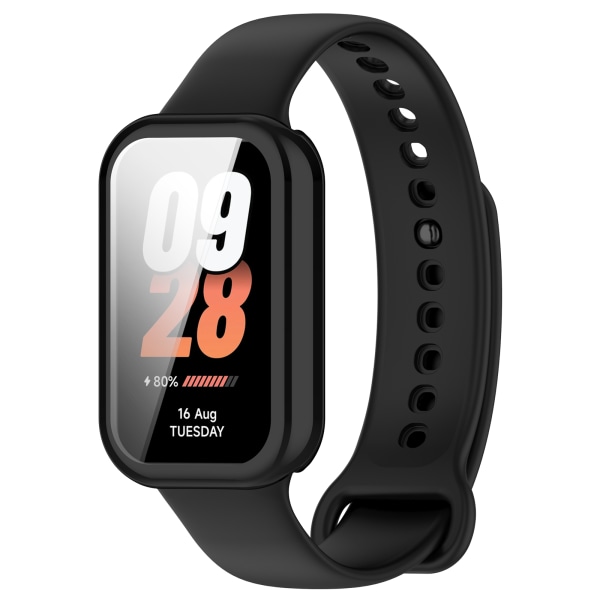 Skyddsfodral för Xiaomi Mi Band 8 Active/Redmi Band 2 Svart