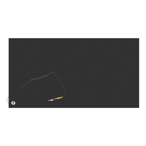 ESD mat for handling electronics, 700x500mm, black