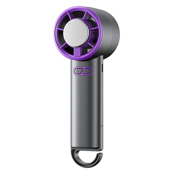 Halvleder Is Køling Mini Ventilator - Bærbar Komfort Grey Grey