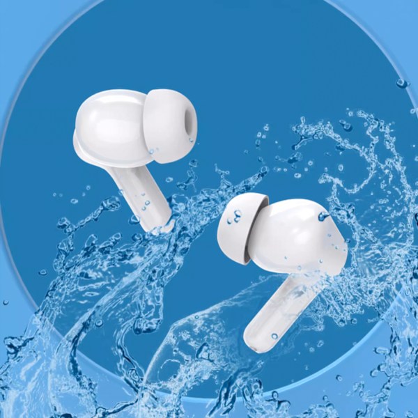 Langattomat Bluetooth-kuulokkeet, Bluetooth 5.3 -kuulokkeet, IPX5 vedenpitävät urheilukuulokkeet iOS Android Valkoinen