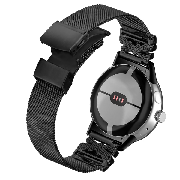 Klockarmband i Rostfritt Stål för Google Pixel Watch1/2 Svart