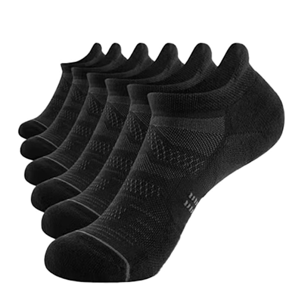 5 par damsportsockor, andningsbara och bekväma ankelsockor S/M