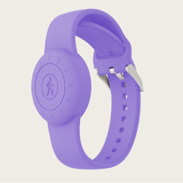 Silikonisuojakotelo Apple AirTag Loopille (pitkä) Violetti