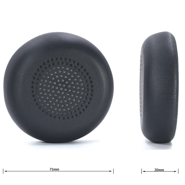 2 kpl Korvaavat korvatyynyt Logitech Zone Wireless 2 & Zone 950 -kuulokkeille - Musta