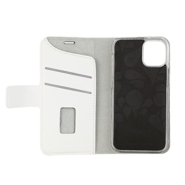 Lompakko iPhone 12 Mini Saffiano White