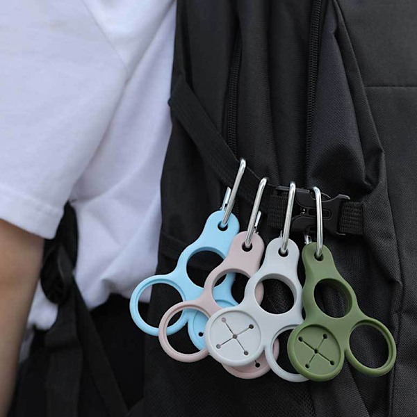 Silicone Vattenflaskhållare Clip - 4-pack Flerfärgad