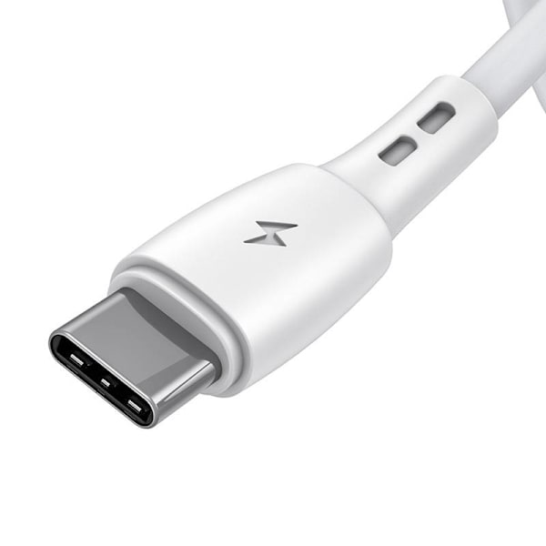 USB till USB-C-kabel VFAN Racing X05, 3A, 2m (vit)