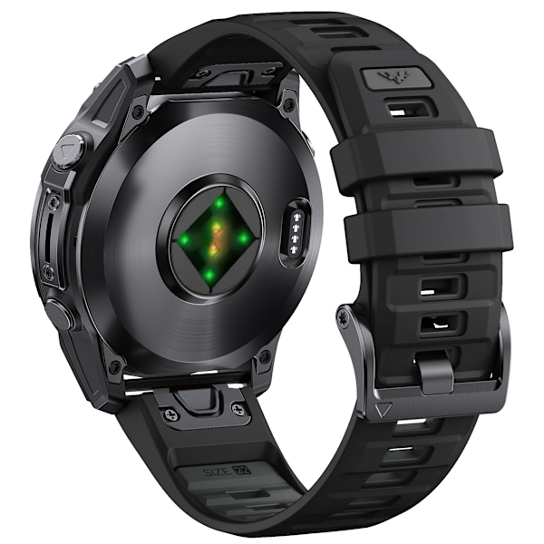 Garmin Fenix 8 Quick Release Strap Svart+grå 51 MM