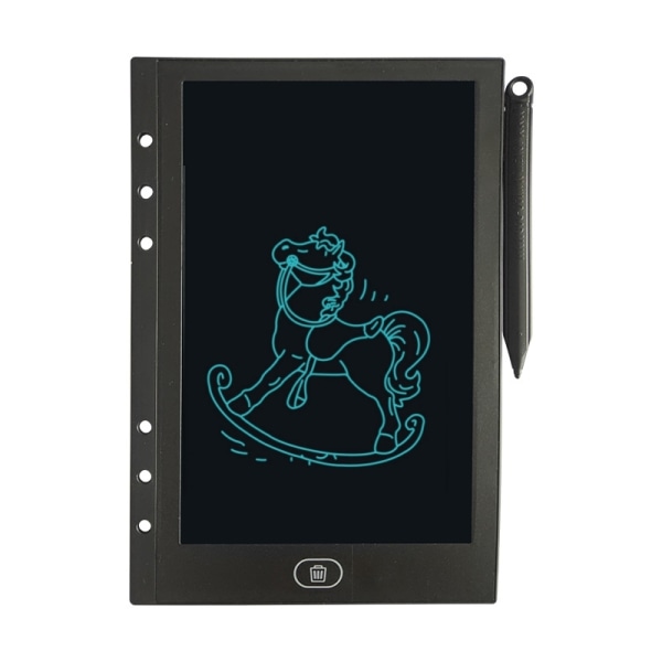 8,5" LCD digital tegnetablet med pen Sort Sort