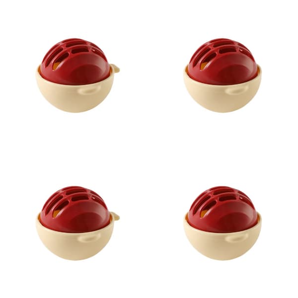 Vasketøjsbolde til vaskemaskine anti-vikling - 4 pakke Red Red