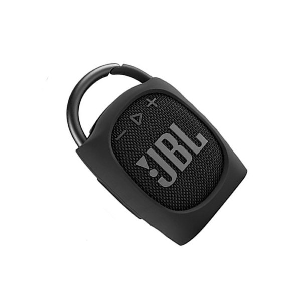 Silikonskyddsfodral för JBL CLIP4 Bluetooth-högtalare Svart