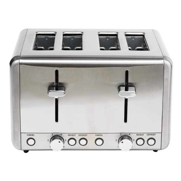 Brødrister 4 skiver 1850W BR420 Rustfrit stål
