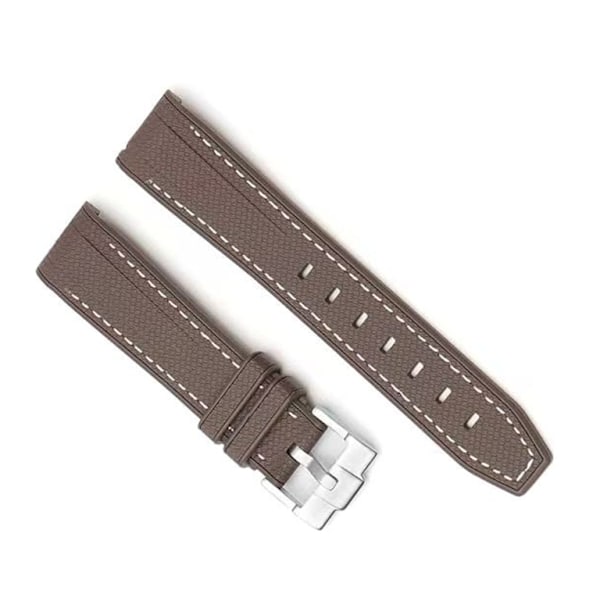 Silikonarmband för Moonswatch Swatch Brun