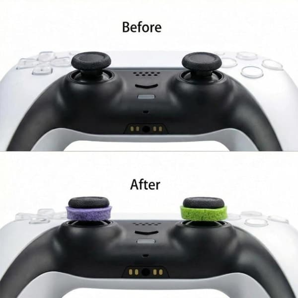 Joystick sigteringe til controllere - forbedret præcision og komfort til FPS og konkurrence, kompatibel med PS4/PS5, Xbox, Switch, Stadia, 12-pack