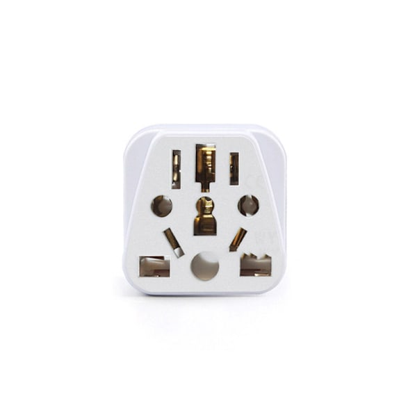 Europeisk standardadapter - Ren koppar White White