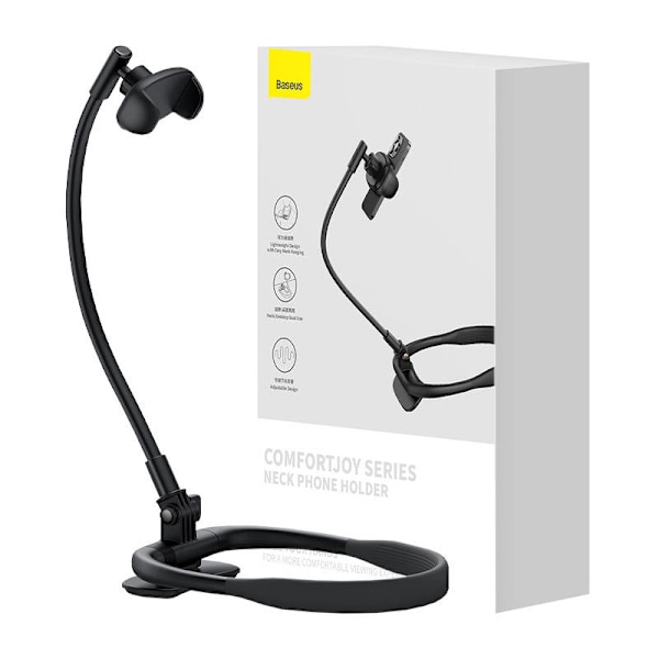 Halstelefonholder Baseus ComfortJoy (sort)