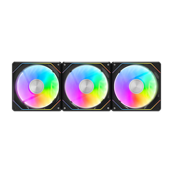 Darkflash Gauss G24 3-i-1 datorfläktar (svarta)