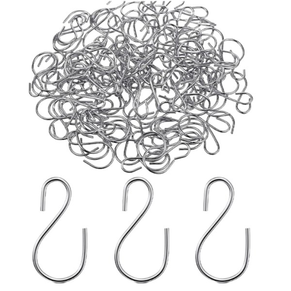 50 Pack Christmas Light Clips Silver Outdoor String Light Clips S S