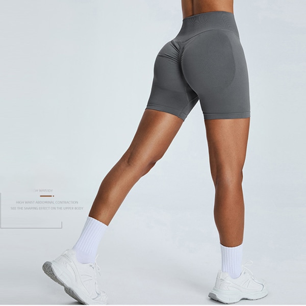 Høje yogashorts med etiket XL