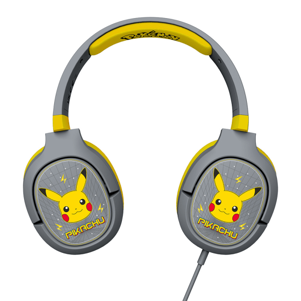 Pikachu Gaming-Headset, Over Ear, Bom-mikrofon