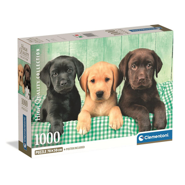 Pussel 1000 Pcs CB High Quality Collection Three Labs