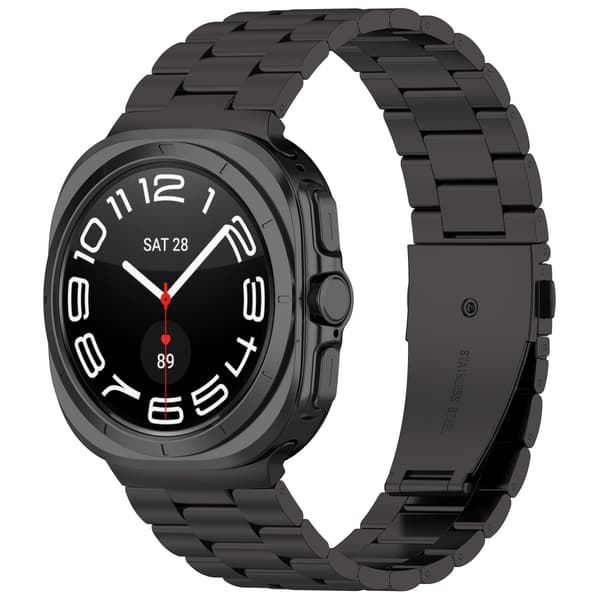 Urrem i stål til Samsung Watch Ultra 47 mm Black Black