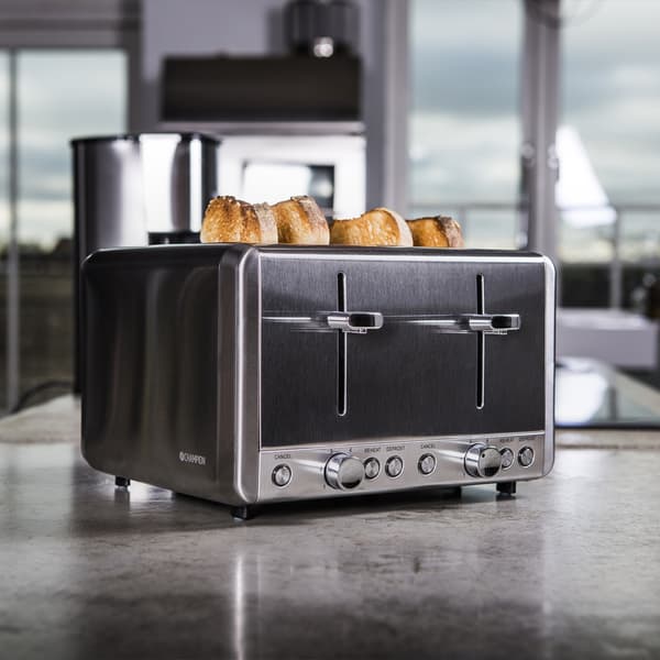 Brødrister 4 skiver 1850W BR420 Rustfrit stål