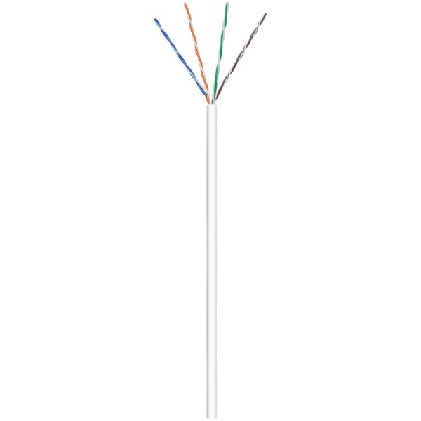CAT 6 nätverkskabel, U/UTP, vit