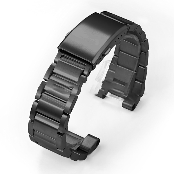Urrem i rustfrit stål til Casio GST-serien Sort