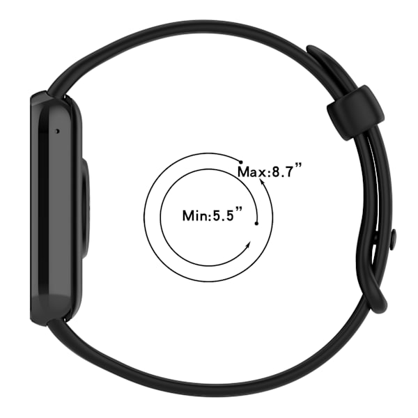 Klockarmband för Xiaomi Band 9 Pro Svart