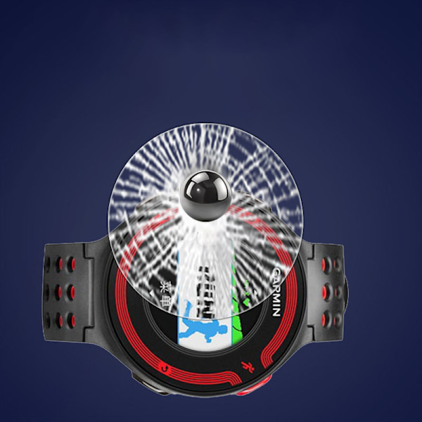 Karkaistu lasi näytönsuoja älykellolle (2 kpl) Garmin Forerunner 220