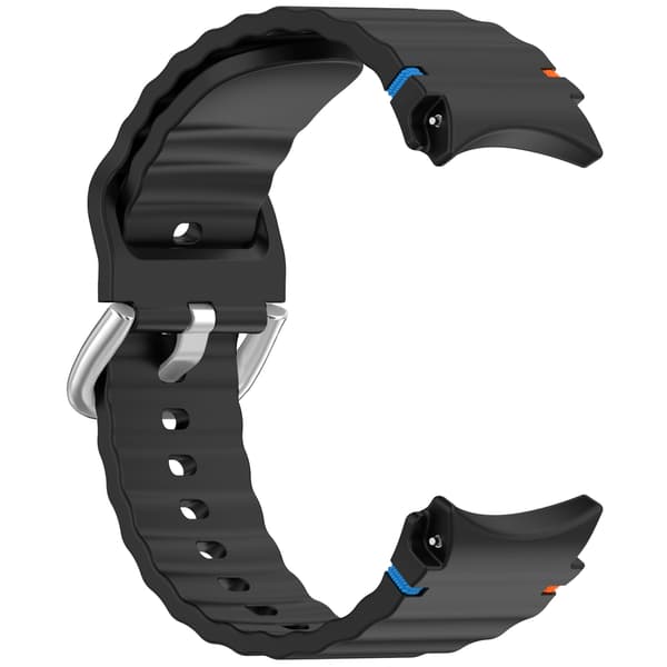 Samsung Watch 7 Wave -ranneke - hopeasolki (haalistumaton)