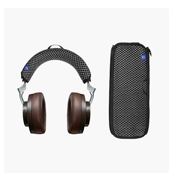 Mesh skyddsfodral för Shure AONIC50 hörlurar Svart + Vit