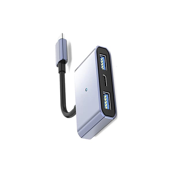 T-C til Dual USB 2.0 + Opladningsadapterkabel