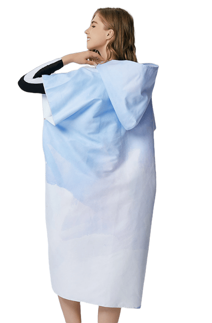 Snabbtorkande strandhandduk Tie dye blue Tie dye blue