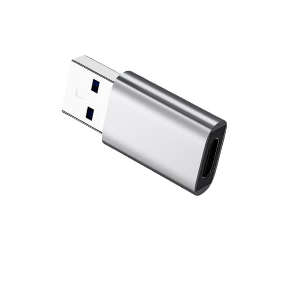 USB 3.0 uros - Type-C naaras -sovitin digitaaliseen ääneen (2 kpl) Grey Grey
