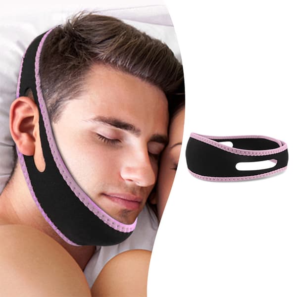Hakband - Förhindra Snarkning, 2-pack Pink Pink