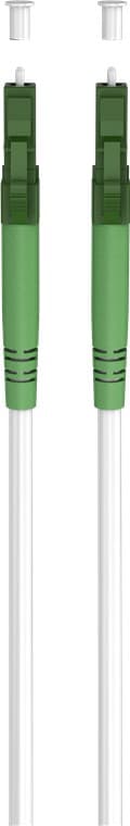 Lyslederkabel (FTTH), Singlemode (OS2) White, hvid (Simplex), 5 m