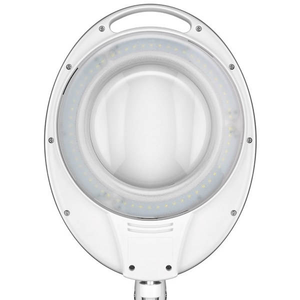 LED-förstoringslampa med klämma, 8 W, vit