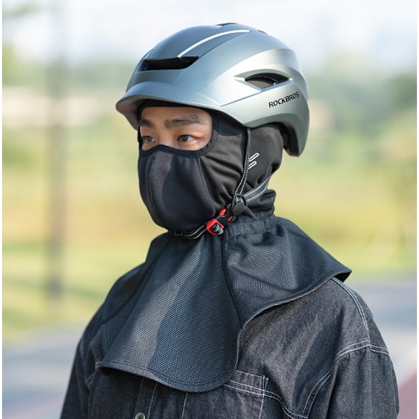 Vindtæt termisk fleece balaclava til cykling og skiløb