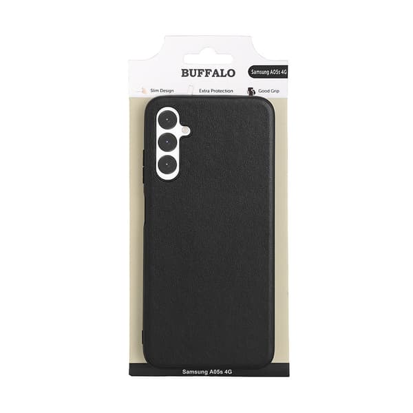 Mobilskal PU Svart - Samsung A05s 4G