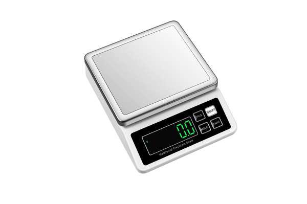Elektronisk digital vægt White 10kg/1g White