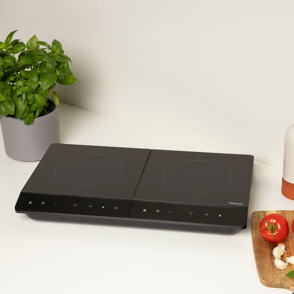 Induktionsplade Dobbelt IK-6162 19 & 16 cm LCD Touch