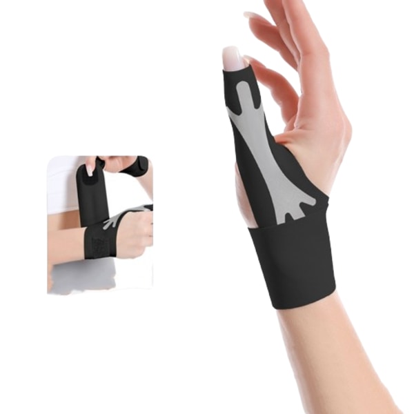 Handledsstöd för Höger Hand Svart
