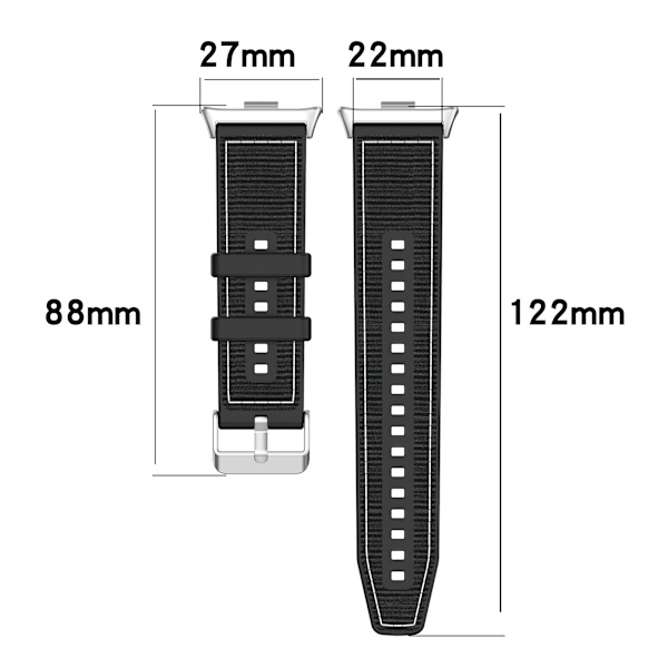 Xiaomi Band 9 Pro flätad rem - klassiskt spänne