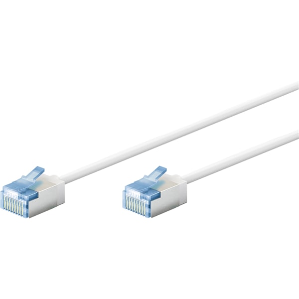 Ultraflexibel patchkabel CAT 6A, slim, U/FTP, vit